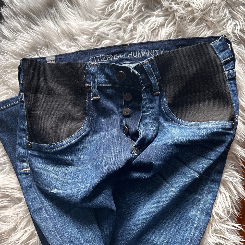 Citizens Of Humanity Dark Blue Women's Maternity Jeans
